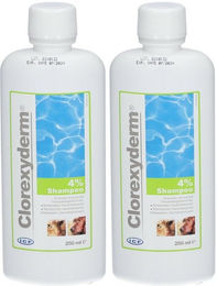 Produktbild von Clorexyderm Shampoo 4% für Haut und Fell 500 ml