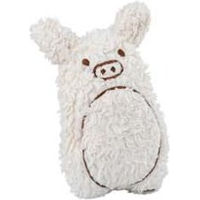 Produktbild von Cloud7 Hunde-Plüschspielzeug Schweinchen Harry aus Bio-Baumwolle beige weiß 22 x 13 x 6 cm