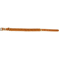 Produktbild von Cloud7 Hundehalsband Central Park Leder camel-gold Grösse M