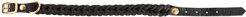 Produktbild von Cloud7 Hundehalsband Central Park Leder schwarz-gold Grösse XXL