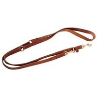 Produktbild von Cloud7 Hundeleine Prince Park Leder cognac/pink Breite 1,2 cm Länge 220 cm