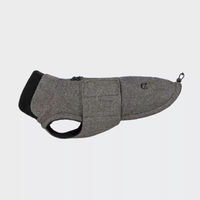 Produktbild von Cloud7 Hundemantel Brooklyn Tweed Black für Dackel in Schwarz und Grau mit Wolle und wasserabweisender Eigenschaft