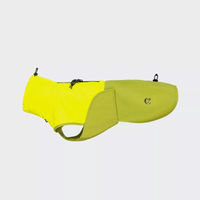 Produktbild von Cloud7 Hunderegenmantel Aktiv Neon Green/Light Olive für Dackel Größe 6 aus Polyester waterproof