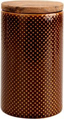 Produktbild von Cloud7 Leckerlidose Alain Cinnamon aus Keramik in Braun mit 16,5 cm Höhe und 10 cm Durchmesser