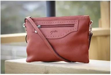 Clutch Pénélope Emma für Damen aus Leder in Braun – Bild 1 von 1