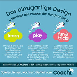 Coachi Schleppleine aus Biothane wasserfest Blau 10m - 10 m – Bild 1 von 3