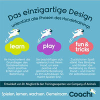 Produktbild von Coachi Schleppleine aus Biothane wasserfest Blau 10m - 10 m