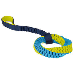 Coachi Tuggi Helix Hundespielzeug aus Neopren in Blau Gelb für alle Altersstufen – Bild 1 von 5