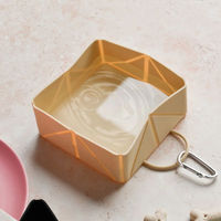 Produktbild von Cocopup London Faltbarer Reisenapf aus Silikon für Welpen in Beige