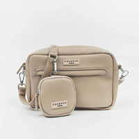 Produktbild von Cocopup London Futterbeutel aus Kunstleder in Caramel Braun Beige wasserabweisend