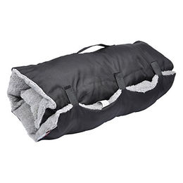 Produktbild von CODICO Hundematte Reise Matratze aus Polyester zweifarbig Grau Schwarz 90 cm