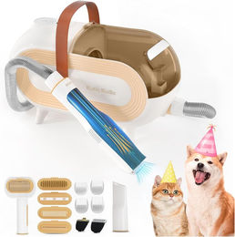 Produktbild von COFI 1453 Hundeschermaschine mit integriertem Staubsauger in Weiß