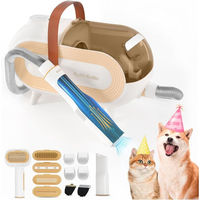 Produktbild von COFI 1453 Hundeschermaschine mit integriertem Staubsauger in Weiß