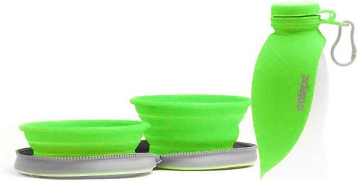 Colapz Reisenapf faltbare Hundenäpfe mit Wasserflasche aus Silikon für Hunde aller Altersstufen - 570 ml – Bild 1 von 5