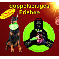 Produktbild von COLLAR Flyber Frisbee Schwimmendes Hundespielzeug aus Kunststoff in Grün für alle Größen