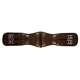 Produktbild von Collegiate Dressurgurt aus Memory Foam und Neopren Braun 71 cm