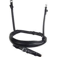 Produktbild von Collegiate Mono Crown Flash Nasenband für Warmblut in Schwarz aus Leder