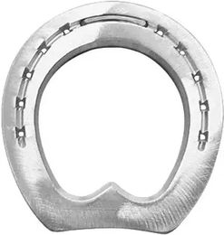 Produktbild von Colleoni Hufeisen mit 3 vorderen Stiften in Silber Taille 00 aus Metall