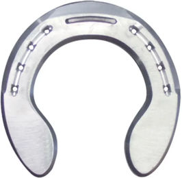 Produktbild von Colleoni Offenes Aluminium-Hufeisen Silber Taille 00