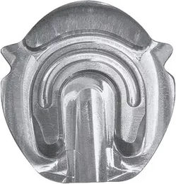 Produktbild von Colleoni Rock and Roll Hufeisen aus Aluminium für Vorderhufe Silber Taille 4
