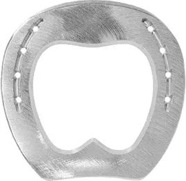 Produktbild von Colleoni Vorne Beschläge mit natürlichem Absatz und 2 Stiften aus Aluminium Silber Taille 00