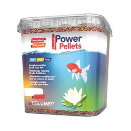 Produktbild von Colombo Goldfisch Futter Power Pellet Hauptfutter für Teichfische 5 Liter