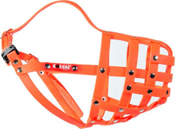COLORI Maulkorb für Schäferhunde aus Biothane in Orange Größe M – Bild 1 von 1