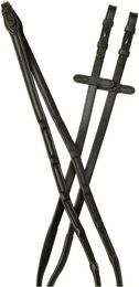 Produktbild von Comfitec Opulux Pferdezügel aus Leder Collegiate Schwarz