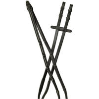 Produktbild von Comfitec Opulux Pferdezügel aus Leder Collegiate Schwarz