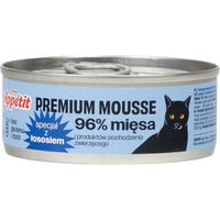 Produktbild von COMFY APPETIT Premium Mousse Nassfutter für erwachsene Katzen mit Lachs Huhn und Rind 85 g