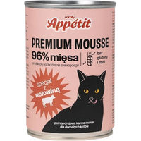 Produktbild von COMFY APPETIT Premium Mousse Nassfutter für erwachsene Katzen mit Rind Huhn und Lachs 400 g