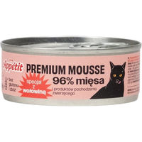 Produktbild von COMFY APPETIT Premium Mousse Nassfutter für erwachsene Katzen mit Rind, Huhn und Lachs 85 g