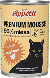 Produktbild von COMFY APPETIT Premium Mousse Nassfutter für erwachsene Katzen mit Truthahn 400 g