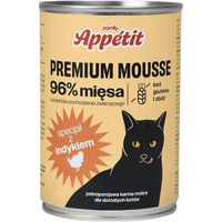 Produktbild von COMFY APPETIT Premium Mousse Nassfutter für erwachsene Katzen mit Truthahn 400 g