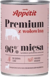 Produktbild von COMFY APPETIT Premium Nassfutter Pastete für Katzen Adult mit Rind Huhn Lachs getreidefrei 400 g - 6 x 400 g