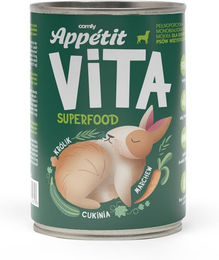 Produktbild von COMFY APPETIT VITA Superfood Hundefutter Kaninchen Monoprotein Nassfutter Adult 400g