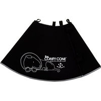 Produktbild von Comfy Cone Halskrause Schwarz Größe S Long