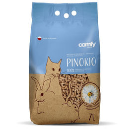 Produktbild von COMFY Pinokio Holzstreu mit Kamille für Katzen 7 l - 7 l