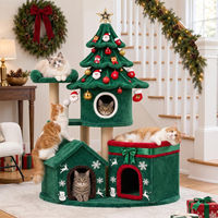 Produktbild von COMHOMA Kratzbaum 155cm mit Kratzsäulen und Katzenspielzeug für Katzen