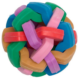 Produktbild von Companion Hundespielzeug Gummiball Mini Bunt für Welpen zur Zahnpflege