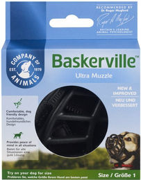 Company of Animals Baskerville Ultra Maulkorb für große Hunde Schwarz Größe 6 – Bild 1 von 13
