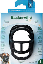Company of Animals Baskerville Ultra Maulkorb Schwarz Größe 5 für große Hunde – Bild 1 von 6