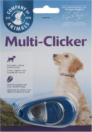 Produktbild von Company of Animals Multi-Clicker Clicker aus Kunststoff für Hunde und Welpen in Schwarz oder Blau