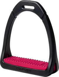 Produktbild von Compositi Premium Model Pferdesportsteigbügel aus Kunststoff 12 cm Unisex Rot Schwarz