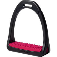 Produktbild von Compositi Premium Model Pferdesportsteigbügel aus Kunststoff 12 cm Unisex Rot Schwarz