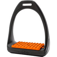 Produktbild von Compositi Reflex Model Pferdesportsteigbügel aus Kunststoff in Orange oder Schwarz
