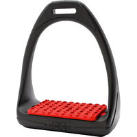 Produktbild von Compositi Reflex Model Pferdesportsteigbügel aus Kunststoff in Rot oder Schwarz
