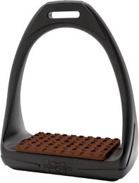 Produktbild von Compositi Reflex Model Pferdesportsteigbügel aus Kunststoff in Schwarz oder Braun