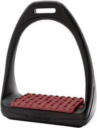 Compositi Soft Reflex Reitsteigern aus Kunststoff wasserfest in Orange und Schwarz – Bild 1 von 1