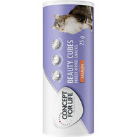 Produktbild von Concept for Life Beauty Cubes Lachs Gefriergetrocknete Leckerlis für Haut und Fell 3 x 25 g